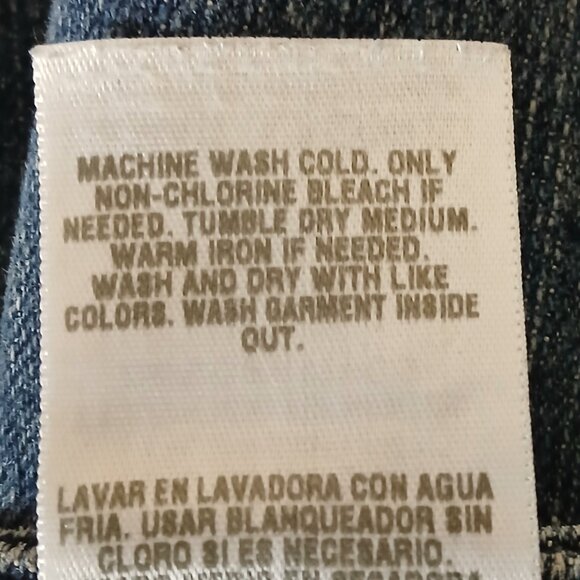 Levis Signature Jeans 12 Short Mid Rise Boot Cut Medium Wash Blue Denim Stretch - Picture 10 of 10